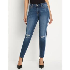 Joe's Jeans Kass High Rise Straight Jean Venus Wash Whiskered & Sanded Size 28